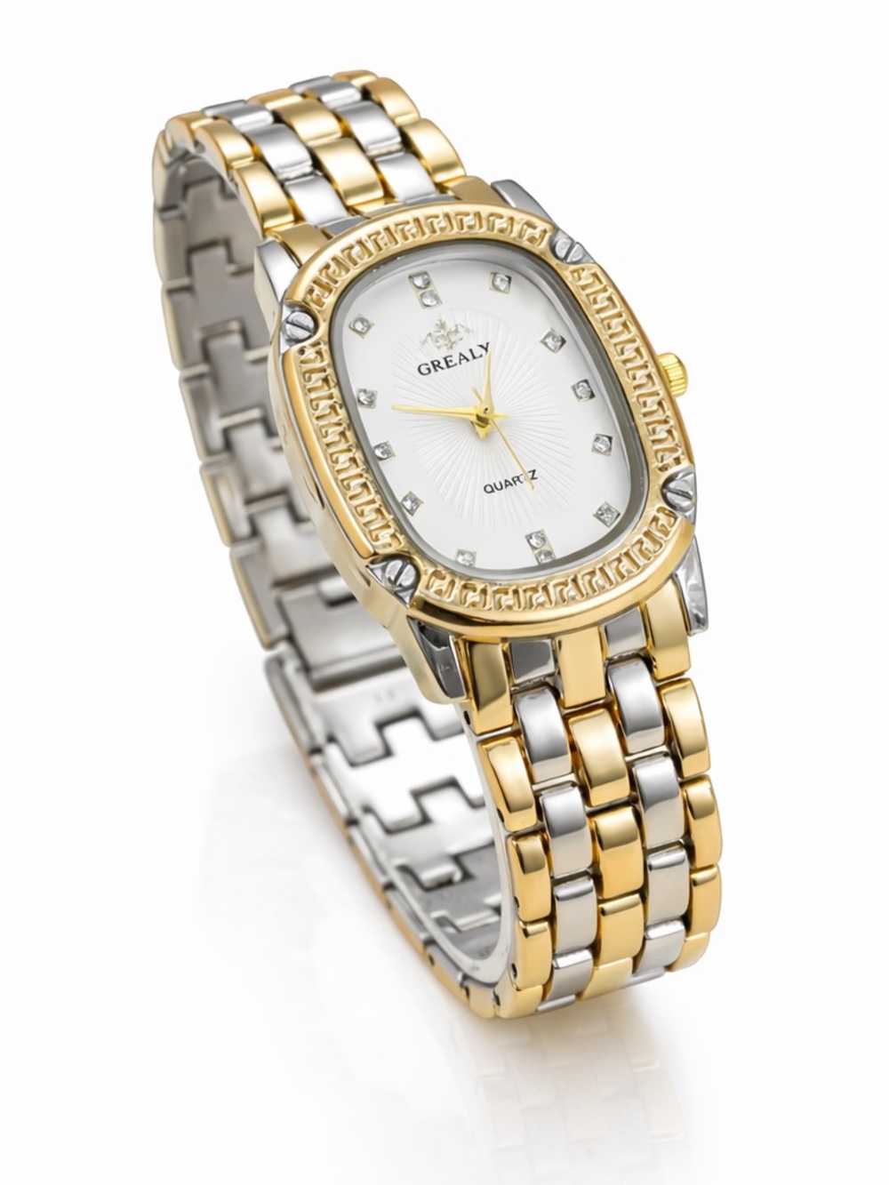 Gold and Silver Bracelet Watch